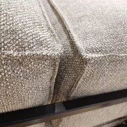 Brühl Ecksofas|Ecksofa Easy Pieces Stoff 24 0090 Grau Gestell Schwarz