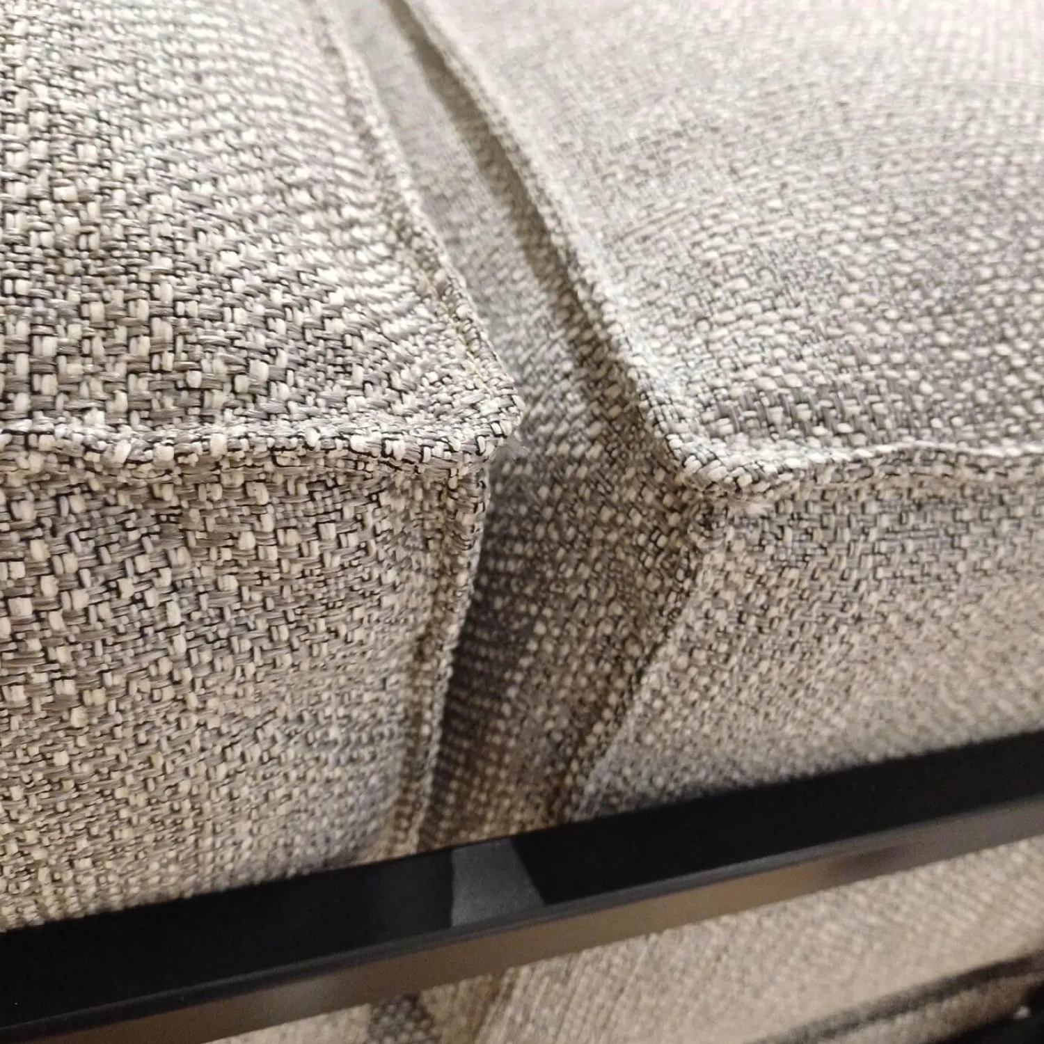 Brühl Ecksofas|Ecksofa Easy Pieces Stoff 24 0090 Grau Gestell Schwarz