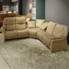 Stressless Ecksofas|Ecksofa Eldorado Leder Paloma Sand Buche