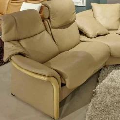 Stressless Ecksofas|Ecksofa Eldorado Leder Paloma Sand Buche