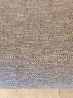 Ligne Roset Ecksofas|Ecksofa Exclusif Stoff Bari Brun Grau Füße Kunststoff Schwarz Inklusive 3 Kissen