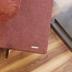 Koinor Ecksofas|Ecksofa Francis Stoff 10 Impression 49 Metallkufe Pulverbeschichtet Matt Schwarz