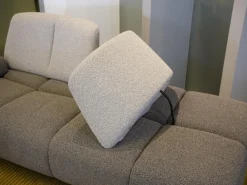 WK Wohnen Polstergruppen|Ecksofa Garnitur WK 515 Joker Stoff Cosmo Anthrazit Light Mit 360 Grad Verstellbarer Rückenkissen