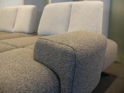 WK Wohnen Polstergruppen|Ecksofa Garnitur WK 515 Joker Stoff Cosmo Anthrazit Light Mit 360 Grad Verstellbarer Rückenkissen