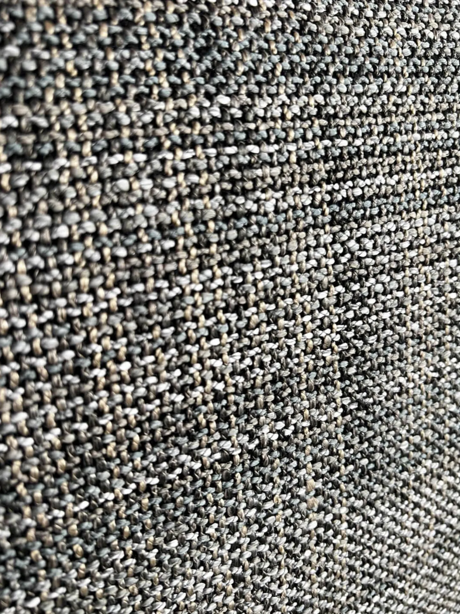 Christine Kröncke Ecksofas|Ecksofa Hailey Stoff Chameleon Salvia 4145 085 Grau Fuß Matt Schwarz Pulverbeschichtet