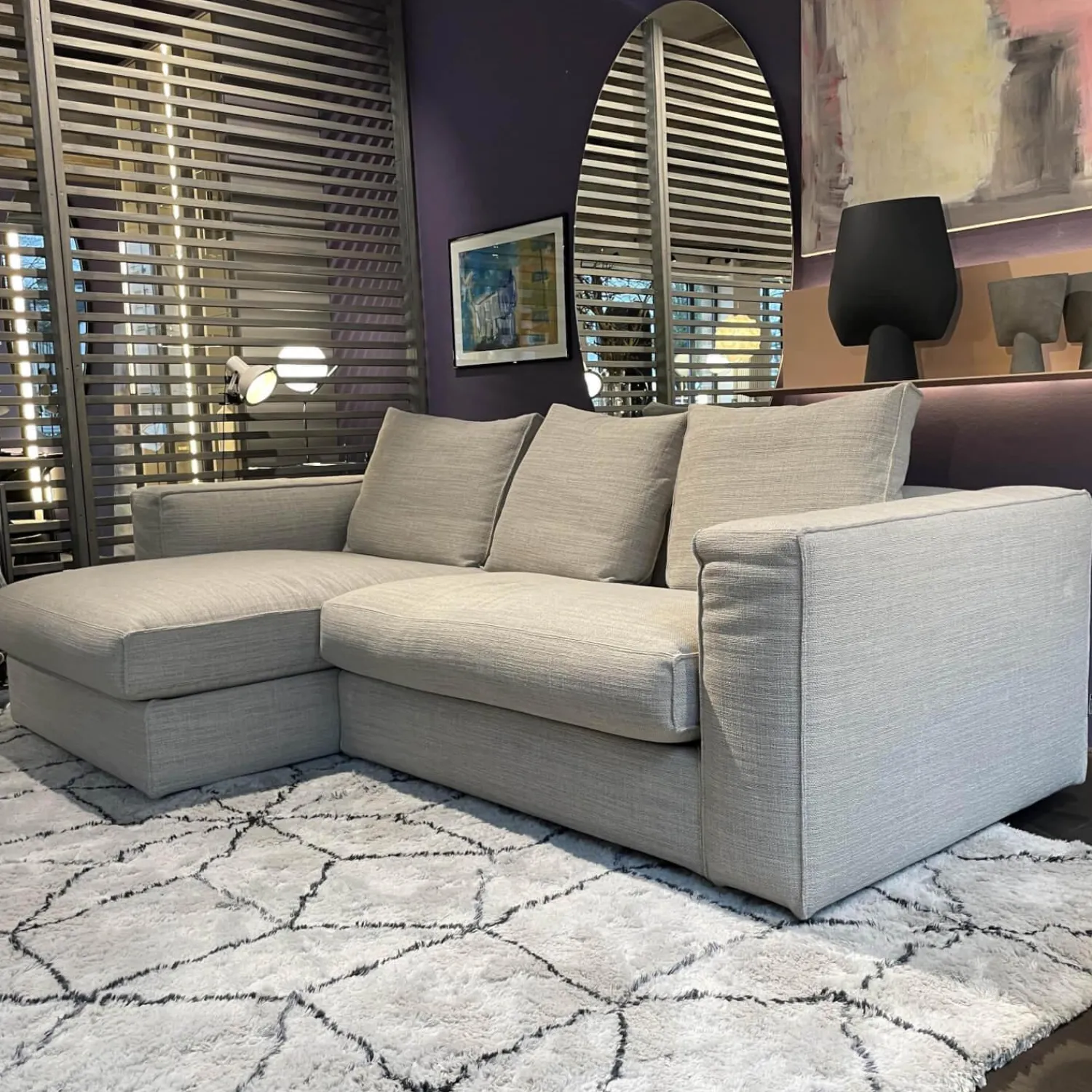 Linteloo 2-Sitzer-Sofas|Ecksofa Hamptons Bezug Brescia 03 Beige