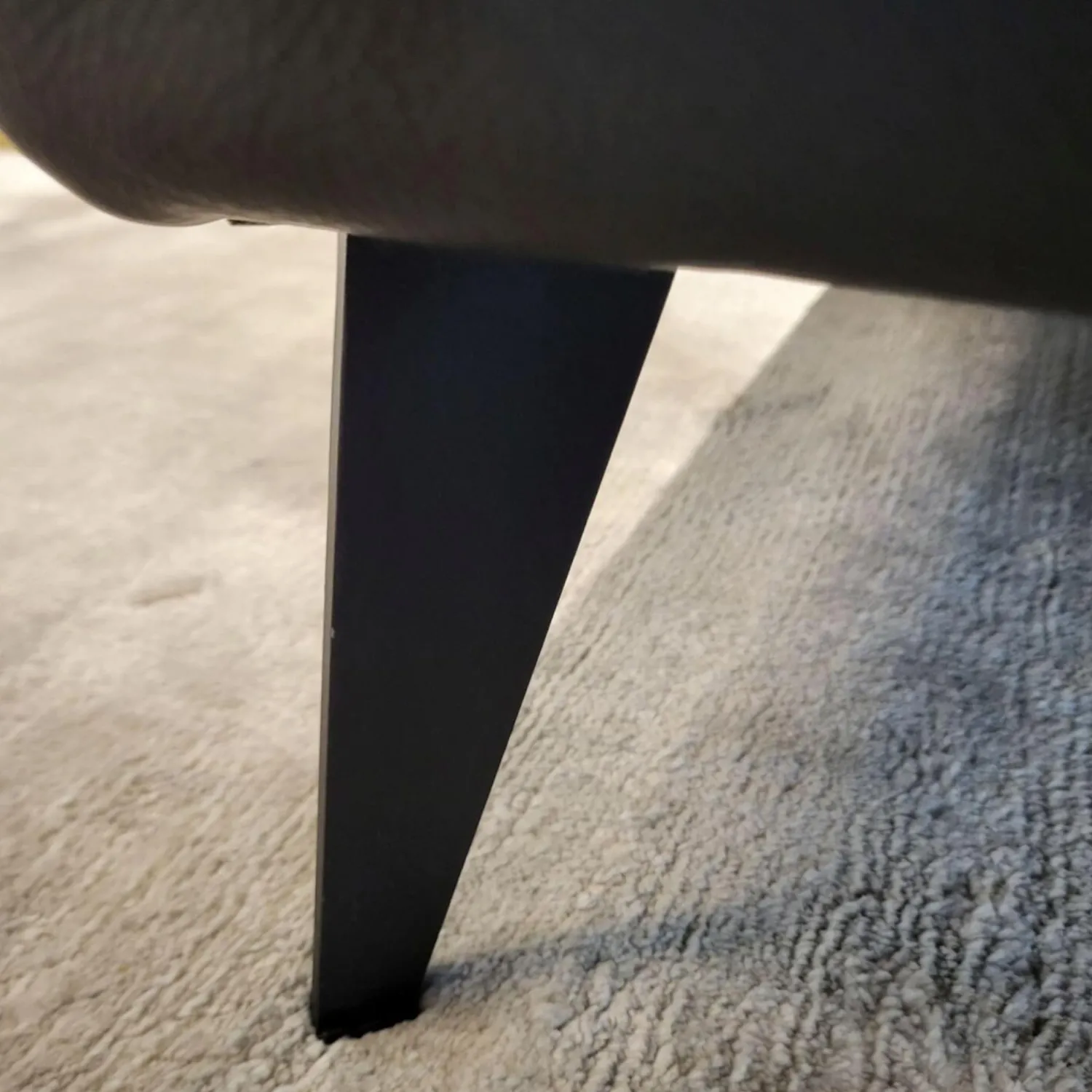 Comfort Republic Ecksofas|Ecksofa Justus Leder Anthrazit PG L50 Metallfüße Schwarz Mit Motorischer Relaxfunktion Ohne Dekokissen