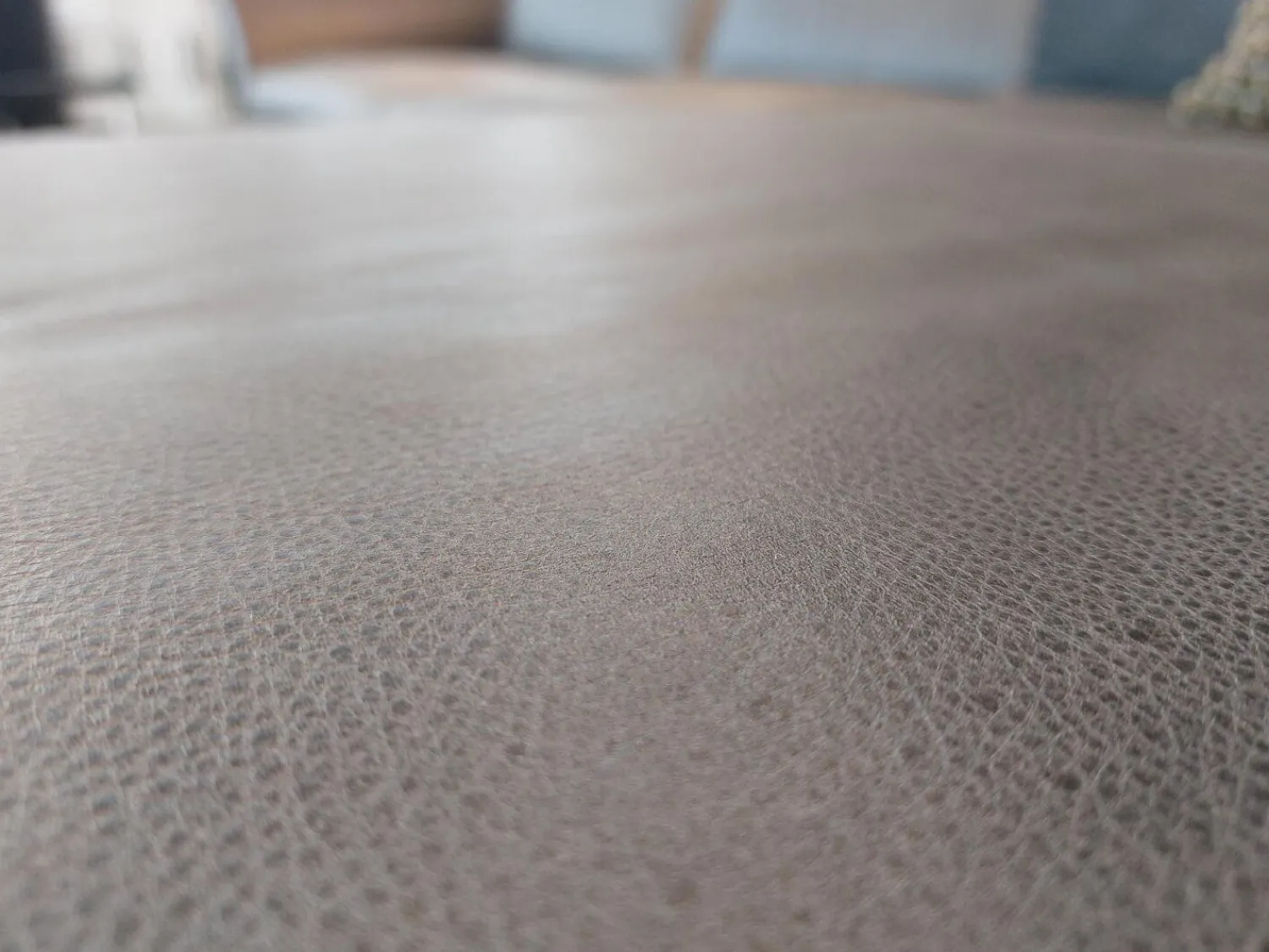 Comfort Republic Ecksofas|Ecksofa Justus Leder Retro Grey Grau Metallfuß Schwarz