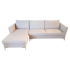 Sophisticated Living Ecksofas|Ecksofa Little Makaha Stoff B Luxury 16 Fuß Metall Verchromt
