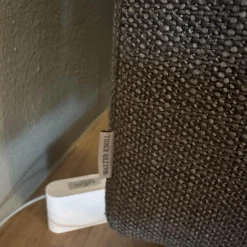 Walter Knoll Wohnlandschaften|Ecksofa Living Landscape 755 Stoff Lucia 7680 Moonlight Grau Sockel Buche Schwarz Mit Side Table Massivholz Eiche