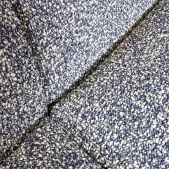 Bielefelder Werkstätten Ecksofas|Ecksofa Long Island Stoff Cooper BW1779 151 Grau Blau Füße Holz Dunkelbraun