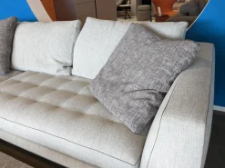 Maxalto Ecksofas|Ecksofa Lucrezia Soft Stoff Solaris 300 Tortora Beige mit 5 Kissen