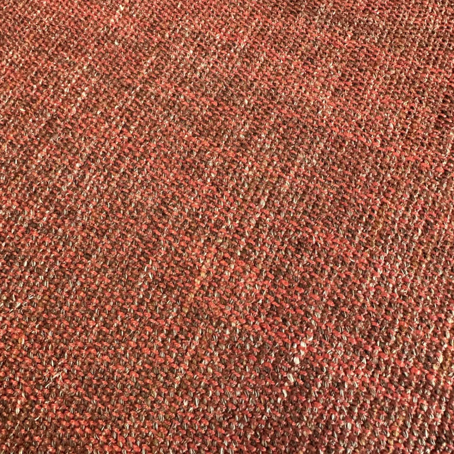 COR Ecksofas|Ecksofa Mell Lounge Stoff 9202 Dunkelrot Fußrahmen Verchromt mit 3 Rückenkissen