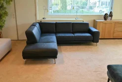 Polipol Ecksofas|Ecksofa Mirabella Leder Aurelia Nightblue Blauz