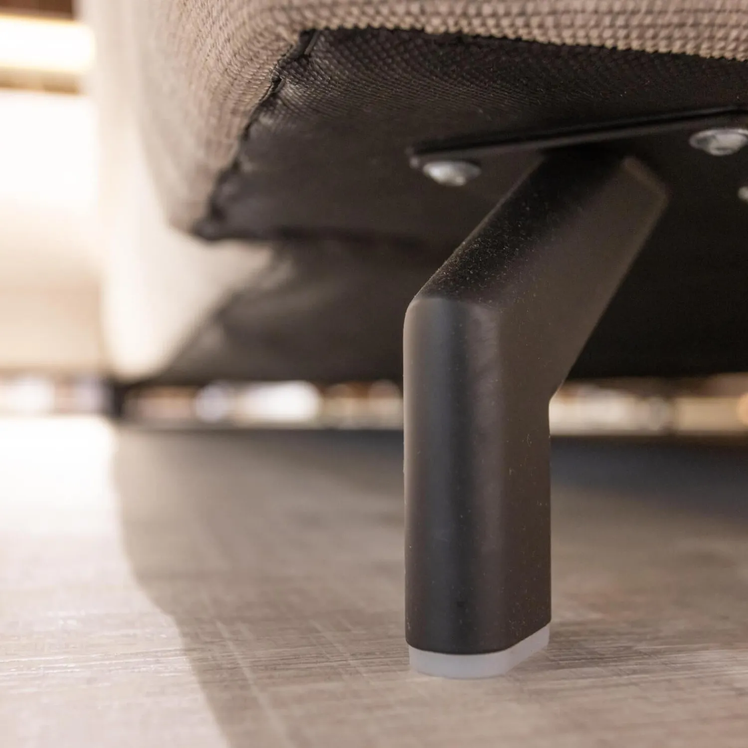 Modulmaster Ecksofas|Ecksofa MM MP1179 Stoff Longlife Easy Desert Grau Füße Metall Schwarz Mit Kissen