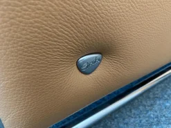 Stressless Ecksofas|Ecksofa Modell Emily iLeder Cori Farbe Caramel Metall Armlehne Chrom mit Power Funktionen