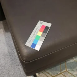 Brühl Ecksofas|Ecksofa Moule Leder Taron 5668 0022 Braun Kufen Chrom Verstellbar