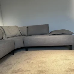 Musterring Ecksofas|Ecksofa MR 4530 Bezug Stoff Picasso Taupe Grau Metallfuß 192 Schwarz Inklusive Kopfstütze Und Kissen