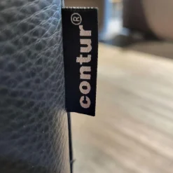 Contur Ecksofas|Ecksofa Noto Leder Schwarz PG L50 Gestell Metall Schwarz Mit Verstellbarer Kopfstütze
