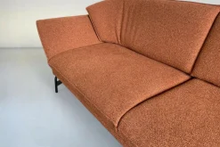 himolla Ecksofas|Ecksofa Nova 1378 Stoff Pura Grappa Rot Braun Rahmenkufe Anthrazit Pulverbeschichtet Inklusive Elektrische Verstellung