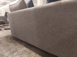 Rolf Benz Ecksofas|Ecksofa Onda Stoff 17.300 Dunkel Schwarz Grau Fuß Massivholz Eiche Schwarz Lackiert Inklusive 9 Bliesen Kissen Und 4 Polsterkissen Ohne Couchtisch