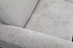 Arco Ecksofas|Ecksofa Picco Stoff Amane AC Malve Beige Braun mit Armlehnenverstellung