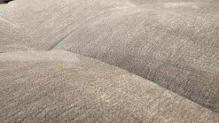 Saba Wohnlandschaften|Ecksofa Pixel Stoff 20 Lusso Grün Grau Inklusive Hocker