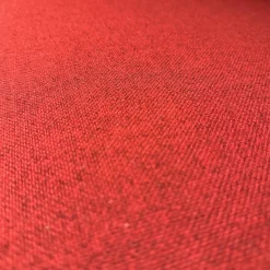 Leolux Ecksofas|Ecksofa Pode Insert Stoff Tonica 611 Rot Füße Aluminium Chrom