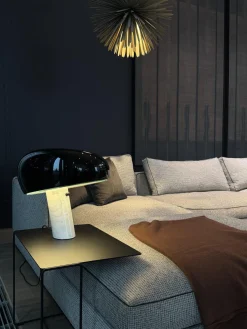 B&B Italia Ecksofas|Ecksofa Richard Stoff Lieso Pied De Poule Graun Und 315 Braun Profil Stoff Ballano Schiefer Füße Metall Schwarz Verchromt Und Lackiert Inklusive 3 Rückenkissen