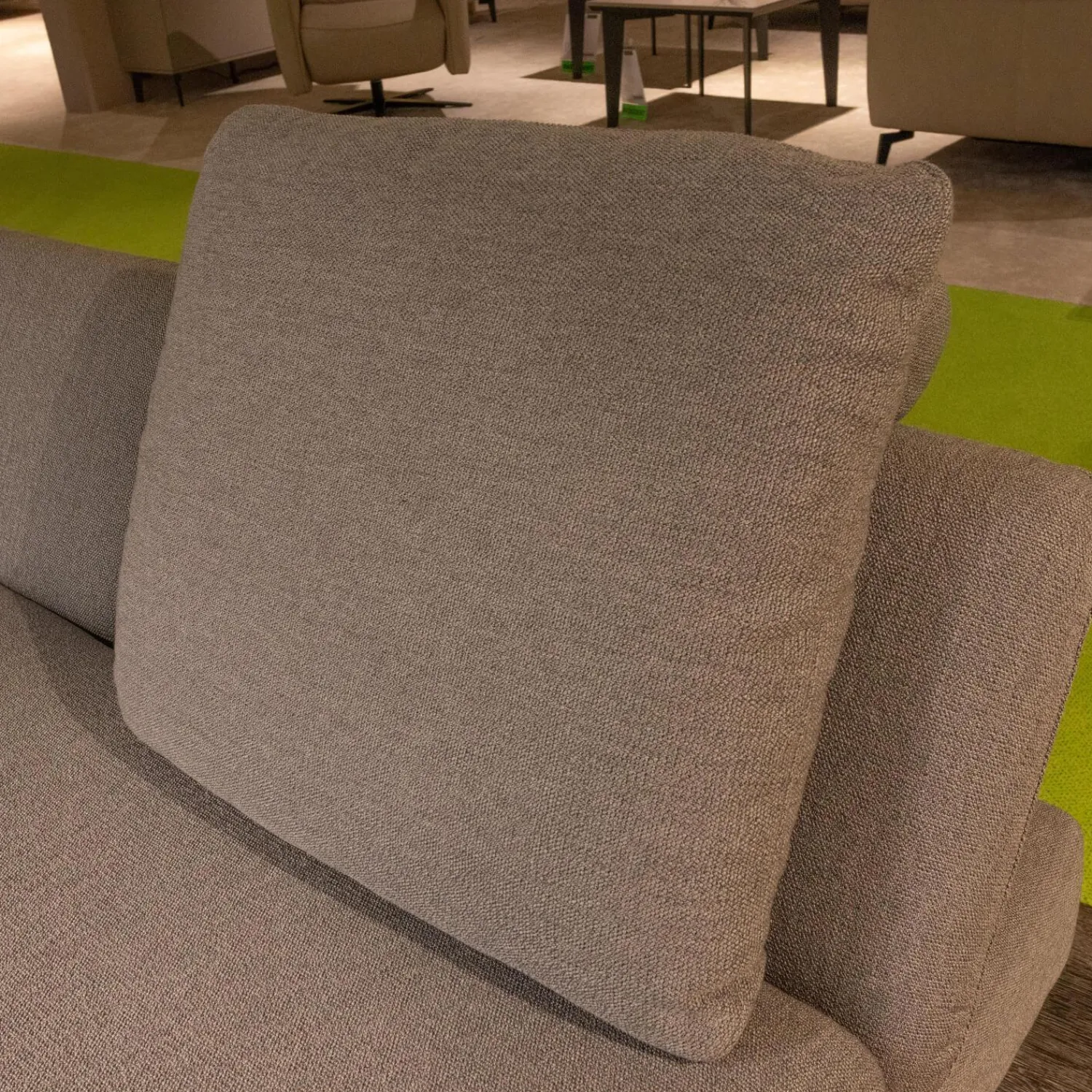 W. Schillig Ecksofas|Ecksofa Select Venus Plus Stoff Q2 Ocean W82 22 Grey Grau Fuß Metall Matt Gebürstet Mit Kissen