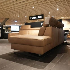 himolla Polstergruppen|Ecksofa Spektra 1180 Leder 24 Wüste Braun Metallkufe Metall Anthrazit Mit Verstellung Und Sessel