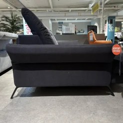 set one by Musterring Ecksofas|Ecksofa Stoff Cavallo Beage 06 Grau Metallfuß Schwarz Matt