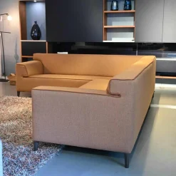 Pode Ecksofas|Ecksofa Stoff Kvadrat 6 Re-Wool 568 Grau