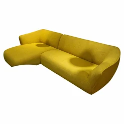 Pode Ecksofas|Ecksofa Turia Stoff Monza 27166/66 Gelb Füße Epoxy