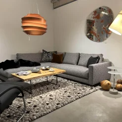 Violetta Ecksofas|Ecksofa Vesna Stoff Vivid 08 Grau Von DePloeg Inklusive Kissen