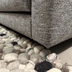 Violetta Ecksofas|Ecksofa Vesna Stoff Vivid 08 Grau Von DePloeg Inklusive Kissen