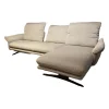 W. Schillig Ecksofas|Ecksofa Willoow 26702 Stoff 70 Q2 Silver Grey 01022 Füße Schwarz