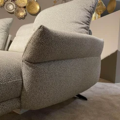 W. Schillig Ecksofas|Ecksofa Willoow 26702 Stoff 70 Q2 Silver Grey 01022 Füße Schwarz