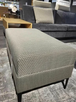 WK Wohnen Ecksofas|Ecksofa WK610 Indigo Stoff PG:2 WK16094 Anthrazit mit Hocker