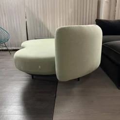 Royal Botania Ecksofas|Ecksofa Wohnlandschaft Organix Lounge Bezug Stoff Dry Sage Linen Grün