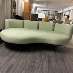 Royal Botania Ecksofas|Ecksofa Wohnlandschaft Organix Lounge Bezug Stoff Dry Sage Linen Grün