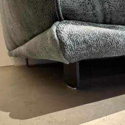 Bullfrog Ecksofas|Ecksofa Wumms Typ 258 Leder Desperado Petrol 2120 17 Winkelstahlfuß Schwarz Matt Mit Fiunktionen