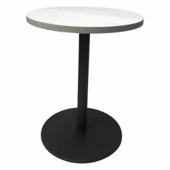 Brunner Schreibtische & Sekretäre|Einsäulentisch 3060 Tischplatte HPL Beschichtet Weiß Gestell Und Bodenplatte Stahl Anthrazit Metallic