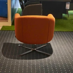 Erpo Relaxsessel|Einzelsessel CL 113.15 Stoff Ploegwool 14 Mit Kreuzfuß