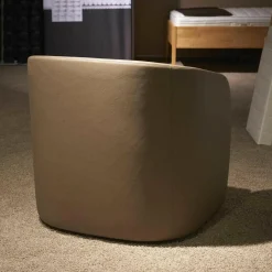 Erpo Relaxsessel|Einzelsessel Classic Leder 43.560 Fango Braun mit Drehteller