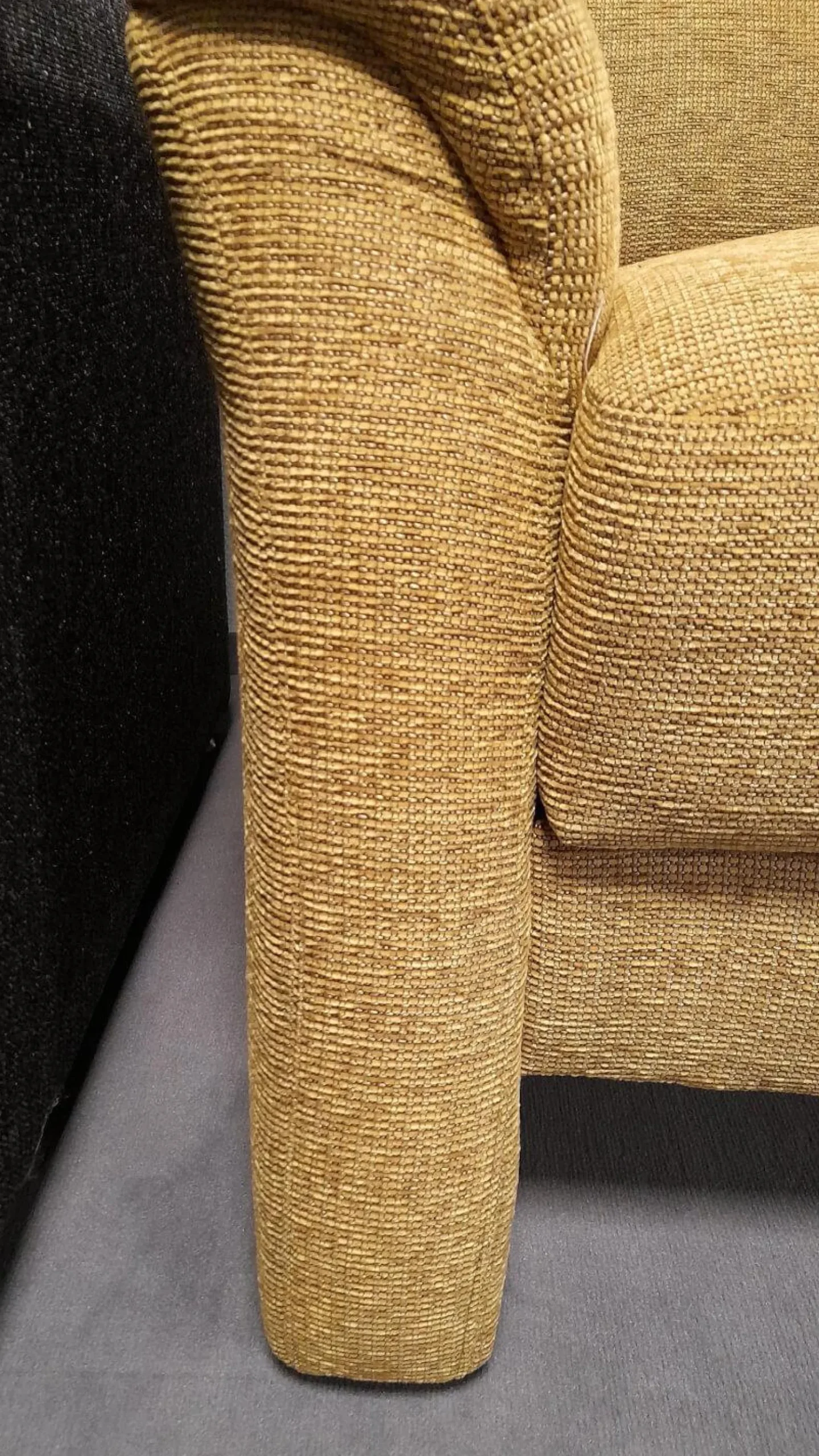 Arco 2-Sitzer-Sofas|Einzelsofa 50000 Stoff Lime Green Gelb mit manueller Sitztiefenverstellung