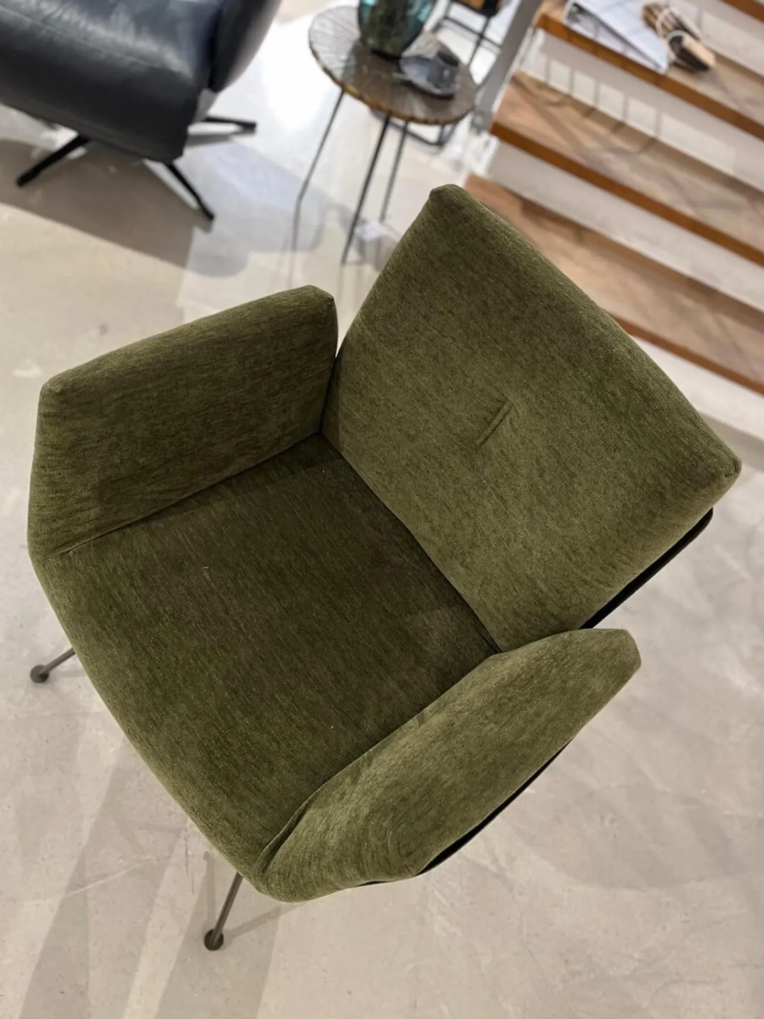 COR Einzelstühle|Einzelstuhl Alvo Stoff 8168 Moos Grün