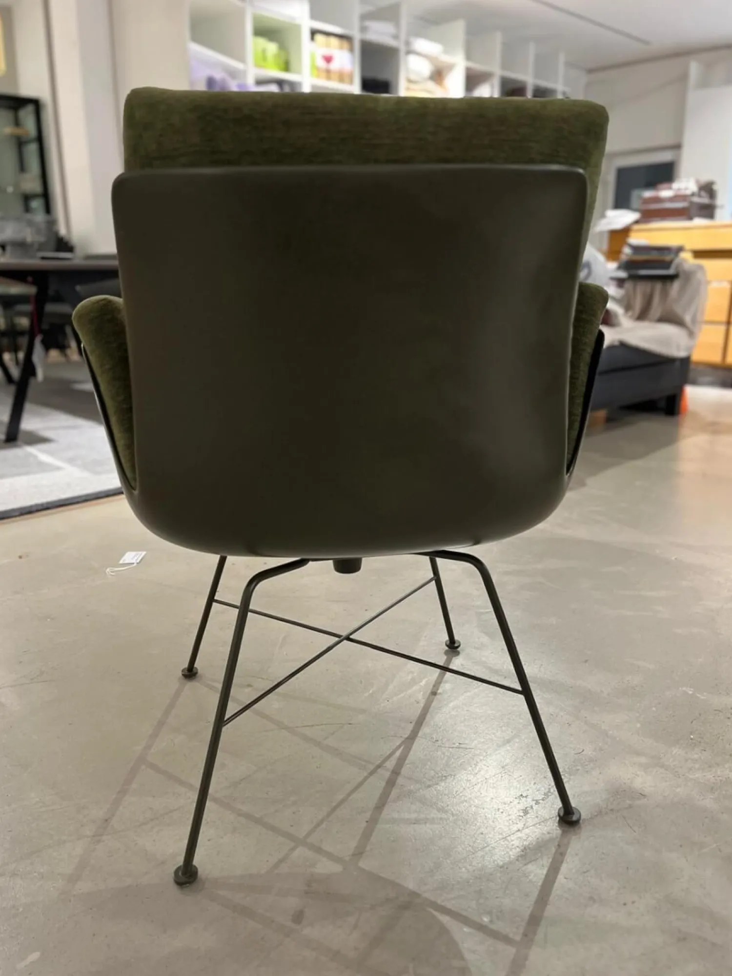 COR Einzelstühle|Einzelstuhl Alvo Stoff 8168 Moos Grün