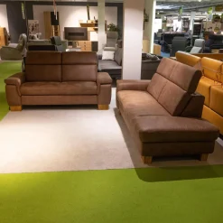 Steinpol Polstergruppen|Elementgruppe Relaxa 6 0 Stoff Büffel Haselnuss Fuß Holz Eiche Geölt