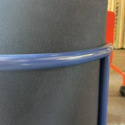 COR Hocker & Sitzsäcke|5er Hockergruppe Drop In Dunkelblau Rotorange Und Olive